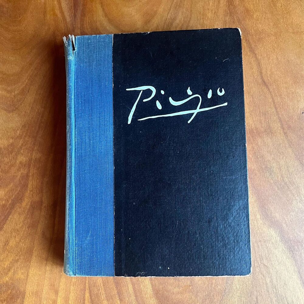 Vintage Picasso Book by Frank Elgar Illustrated Art  book plates
